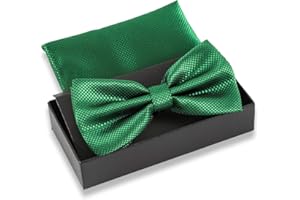 Massi Morino Papillon per Uomo Preannodato e Regolabile - Da Abito Monocromatico Con Ampia Scelta di Colori