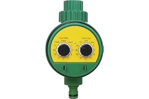 OHVBAEON Water Timer, Garden Hose Timer, Water Timers for Irrigation, Automatic Electronic Watering System Waterproof Multi-Functional Manual Timer Garden Irrigation Systems for Lawn