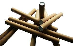 Globe Packaging 50 x A3 QUALITY POSTAL TUBES POSTER 330mm x 50mm ROLLS + END CAPS