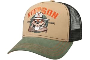 Stetson Grew Up Trucker Cap - Truckercap Herren - Meshcap größenverstellbar - Basecap mit Mesh-Einsatz - Baseballcap Frühjahr/Sommer - Schirmmütze