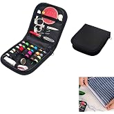 FUyanen Sewing Kit with Case, 27 Pieces Portable Accessory Set with Needles Thread Scissors, for Home Repairs Travel and Emer
