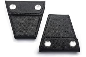 EXQUIMA 2PCS Seat Belt Adjuster, Comfort Universal Belt Strap Safety Shoulder, Neck Universal Comfort Positioner Locking Clips, Leather Vehicle Belt Positioner, For All Kind Of Vehicles Cars Trucks