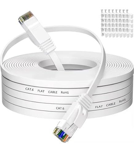 100 Clips Adhésifs Pour Câbles - Gestion Fils électriques, Blanc, 13x10mm