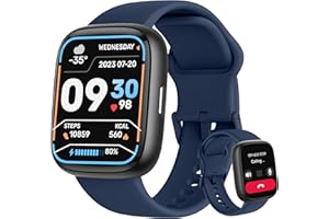 LODIMEKE Smart Watch, Alexa Built-in, Answer/Make Calls 44mm Smartwatch Women Men, 1.83'' Sports Watch IP68 Waterproof, Heart Rate SpO2 Sleep Stress Monitor, Step Counter Watch for Android & iOS Phone