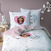 Parure Letto 3 Pezzi Gabby E La Casa Magica - Copripiumino 140x200cm + Federa 65x65cm + Lenzuolo Con Angoli, 100% Cotone - Foto 6