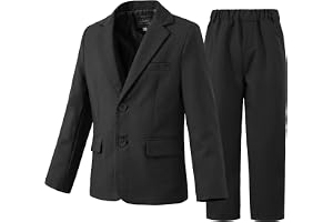 LOLANTA 2-delat set för pojkar för barn, blazer och byxor, fritidskläder eller bröllopsfest festkläder för 2-13 år