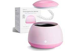 Zima Dental Pod | Pink | Ultrasonic Cleaner for Dental Splints | Cleans Aligners, Grinding Splints, Bite Splints, Loose Braces and Prostheses | Oral and Dental Care