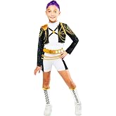 Rubies Official Netflix K-Pop Demon Hunters Rumi Golden Hybrid Child Costume, Kids Fancy Dress