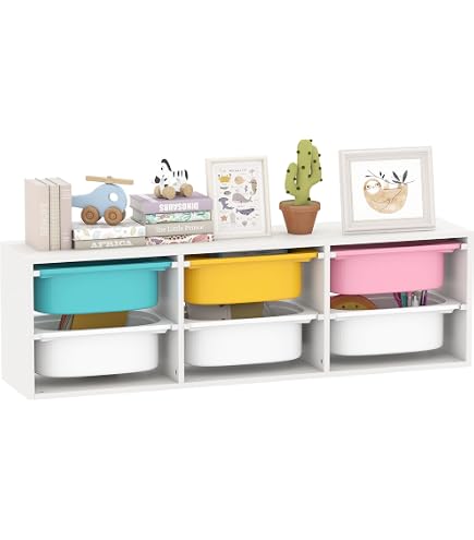 sweeek - Étagère murale Dinosaurus 5 rangements - L 108 x l 16,5 x h 78,5 cm - brachi sweeek - Étagère murale Dinosaurus 5 rangements - L 108 x l 16,5 x h 78,5 cm - brachi