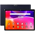 PRITOM 10inch Android Phone Tablet Android 13, 64GB ROM, Expandable to 512GB, Quad Core Processor, HD IPS Screen, 6000mAh Battery, Support 3G Phone Call,Dual Camera, Bluetooth, Tablet (Black)