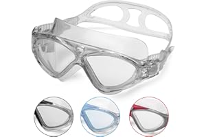 Winline Gafas de Natación para Adultos un Niños, Profesional Anti Niebla Protección UV sin Fugasy Ajustable Gafas de Natación