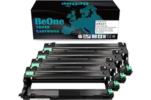 BeOne 4X DR243 DR243CL DR-243CL Unité de Tambour Compatibles pour Brother DCP-L3510CDW DCP-L3550CDW HL-L3210CW HL-L3230CDW HL-L3270CDW MFC-L3710CW MFC-L3730CDN MFC-L3750CDW MFC-L3770CDW (4 Noir)