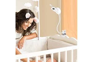 INROBERT Babyphone Halterung für Philips Avent Baby Monitor SCD843/26, SCD833/26, SCD630/26, Geeignet für Tisch- und Krippenschienen mit Einer Dicke von weniger als 4,5CM (Clip-Ständer)