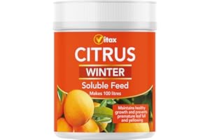VITAX LTD Vitax Citrus Winter Soluble Plant Feed, Balanced Maintenance Feed, Discourgaes Premature Leaf Drop, For Use Over Autumn/Winter: 200G