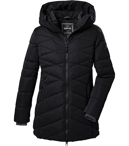G.I.G.A. DX Dames Winterjas met capuchon/functioneel jack in donslook GW 12 WMN QLTD JCKT, aquaverde, 36, 39835-000