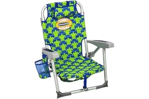 Tommy Bahama Silla de Playa para niños, Aluminio, Green, Kids