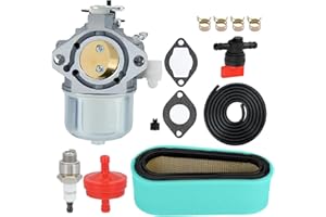 LOIEZUIR 699831 Kit de carburateur de rechange pour moteur Briggs & Stratton 28D707 28M707 28R707 289707 28D702 12 12.5 13 HP Toro 71301 Tondeuse à gazon Tracteur Tondeuse Autoportée Pièces de rechange pour