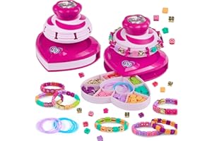 TINGINGYULI Juego de joyas para niños de 8 a 12 años para hacer pulseras de perlas para niñas, kit de fabricación de pulseras para niños con 216 cuentas, regalo de y cumpleaños para niños de 6 a 12 años