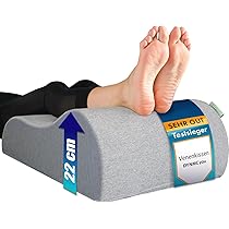 Cuscino Per Gambe 4 In 1 Nastopee – Memory Foam Ergonomico, Migliora Circolazione, Per Letto E Divano (grigio)