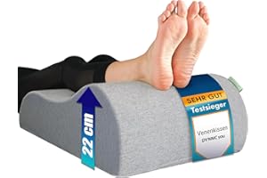 ‎DYNMC YOU Ergonomisches Venenkissen Beinhochlagerungskissen – Beinkissen zur Entlastung der Beine, Lagerungskissen Erwachsene, Venenkissen & Fußkissen mit Beinstütze, Oeko-Tex geprüft, Sehr Gut als Beinauflage