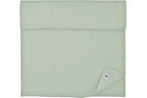 LINEN & COTTON Runner Tavola Stoffa Colorati Hygge - 100% Lino, Blu Chiaro (40 x 220 cm) Guida da Tavolo Rettangolare Natalizio in Tessuto per la Casa Cucina Sala da Pranzo Cene di Famiglia Feste