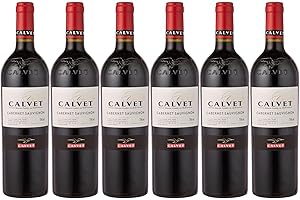 Calvet - Varietals, Cabernet Sauvignon, Vin rouge épicé et persistant (6 x 0,75L)
