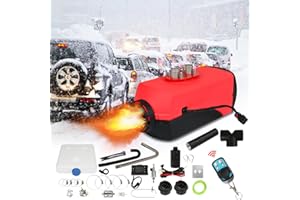 ‎FIQOPS Fiqops Standheizung Diesel 8KW Dieselheizung 12V/24V DC Diesel Standheizung mit Fernbedienung & LCD Display Diesel Lufterhitzer für Auto Camping Wohnmobil