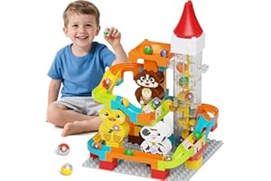 STEM MATCH Pista di marmotta giocattolo con ascensore motorizzato - Kit di costruzione Perpetuum mobile STEM per bambini