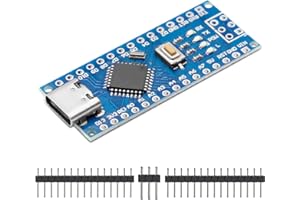 APKLVSR Nano Microcontrolador con CH340, Módulo para Arduino Nano (Puerto USB C)