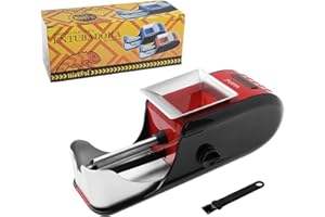 HIBRON ® Macchina macchinetta elettrica automatica prepara sigarette professionale Macchinetta per arrotolare sigarette 58002-Rosso