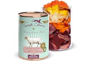 Terra Canis Agnello, zucca, pastinake & passiflora - Alimento umido Grain-Free, 400g I Alimento premium per cani con ingredienti di autentica qualità human-grade al 100% I Gluten-free