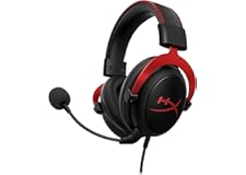 HyperX Cloud II Gaming Headset for PC & PS4 & Xbox One, Nintendo Switch, Red (KHX-HSCP-RD)