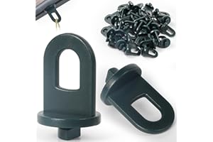 Gucass 50x Gewächshausclips mit hoher Tragkraft, Stabile Pflanzenhalter, Aufhängevorrichtungen für Gewächshaus, Perfekte Ösen Rankhilfe Clips Kunststoff, für Ihr Gewächshaus und Paradies