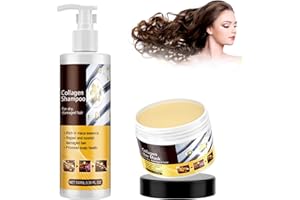 NEXOLLA Masque Capillaire au Collagène, Collagen Masque Cheveux Collagène Traitement Capillaire pour Cheveux Secs et Abîmés, Réparation en Profondeur, Hydratation Intense, Renforcement des Cheveux