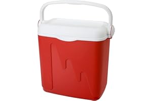 CURVER Glacière Portable avec poignée, idéale pour Camping, Plage, Pique-Nique, capacité 20 L, Couleur Rouge