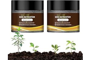 KENMOHUO 2Pcs Soil Activator for Plants, 2025 New Premium Organic Soil Activator & Fertilizer for Raised Garden Beds, Potting Mix and Seedling Compost (120g*2)