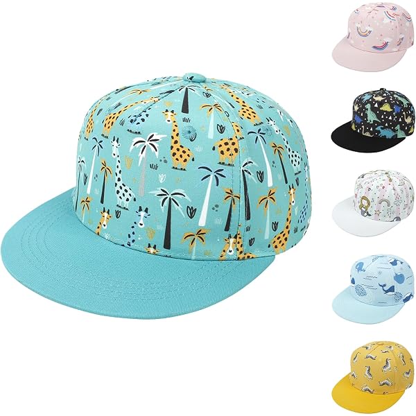 Casquette Bébé Dinosaure Mignon - Protection Solaire UPF50+ - Unisexe Garçon Fille