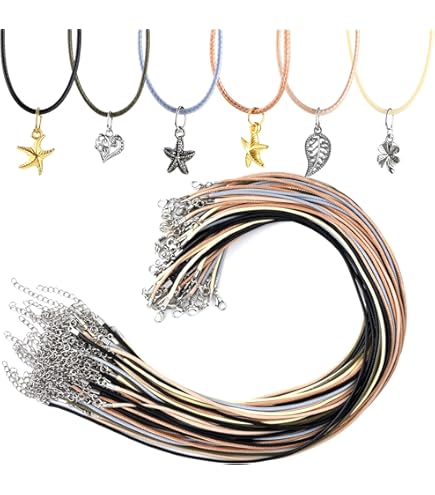 PH PandaHall 16pcs Cordon En Nylon Pour La Fabrication De Collier