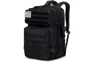 TAN.TOMI TANTOMI Taktischer Rucksack, 45L Militär Rucksack, Outdoor Rucksack, Travel Backpack, Tactical Backpack mit Klettverschluss, Bundeswehr Rucksack Geeignet für Reisen, Outdoor-Abenteuer