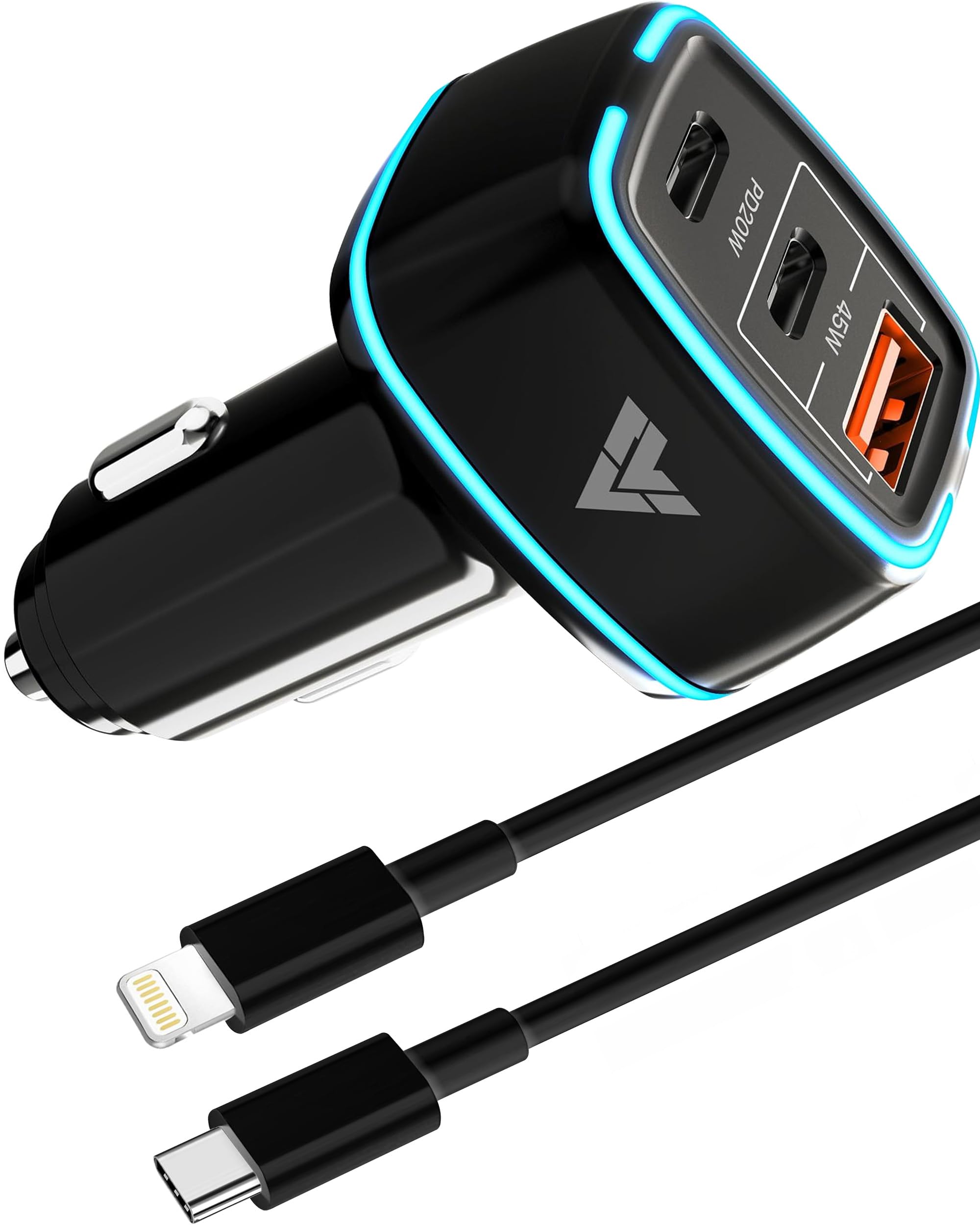 DR VAKU 65W Car Charger Review Fast Charging for iPhone and Android Phones