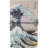 Grupo Erik: Taccuino da viaggio The Great Wave of Kanagawa | Hokusai Collection: Taccuino pelle sintentica con 2 quaderni, po