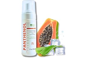 GPC GREEN PHARM COSMETIC 9% Panthenol Foam Spray - Redness Relief Moisturizer| Acne, Burn & Skin Recovery with Aloe & Hyaluronic Acid – Post-Laser, Facelift, Tattoo & Hair Transplant, 5Oz