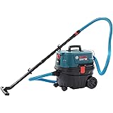 Bosch Professional 060197C100, Gas 12-25 PL-Aspirapolvere a Secco/Umido, con Presa e Funzione soffiaggio, 25 Litri, 1250 W, B