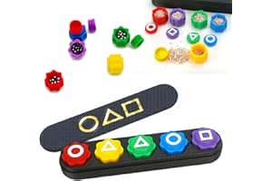 DORIMI Gonggi Korean Game Set – Traditional Toss Filled with Steel Beads and Catch Game with 5 Gonggi Stones, Improves Hand-Eye Coordination and Motor Skills, Fun for All Ages