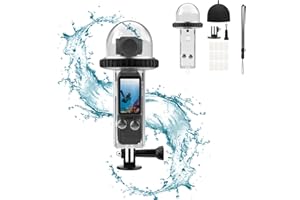 iEago RC Osmo Pocket 3 Waterproof Case Dive Case for DJI Osmo Pocket 3, 40m / 131FT Waterproof Housing Case Underwater Protective Shell Diving Protection Cover with Bracket Accessories