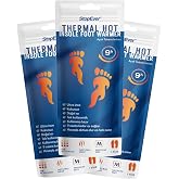 StopEver Thermal Hot Foot Sole Heater - Insole Foot warmer 3 pack