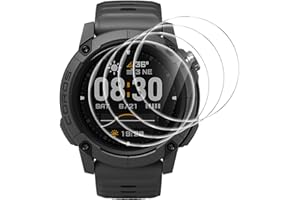 GIOPUEY Protection Écran pour COROS Nomad, [4 Packs] Verre trempé Film Protection en écran Protecteur [Anti-Rayures] [Anti-Bulle] Ultra-Mince Film - Transparent