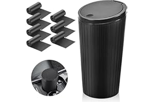 Peevisap Auto Mülleimer, Autozubehör Innenraum, Mülleimer Auto, Automülleinmer Mit Deckel, Auto Mülleimer Innenraum Mit 7 Rollen Müllbeutel, Für Autos, Zuhause, Büro, Schlafzimmer