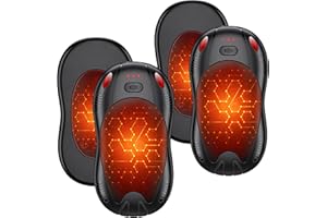 FANDLISS 10000mAh Rechargeable Hand Warmers 2 pack, Double Side Heating Electric Magnetic Handwarmers, Portable Pocket-Sized Heater, for Raynauds, Outdoor Hunting Golf Camping, Women Mens Tech Gifts