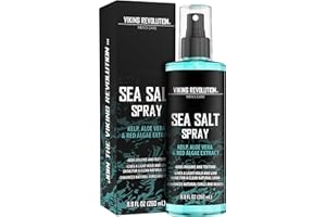 Viking Revolution Sea Salt Spray for Hair Men - Hair Texturizing Spray with Kelp, Aloe Vera and Red Algae Extract - Surf Spray to Add Volume and Texture Sea Salt Spray for Men Beach Hair Spray - 8.8oz